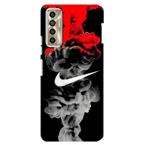 Силиконовый Чехол на TECNO Camon 17P (CG7n) с картинкой Nike (Nike дым)