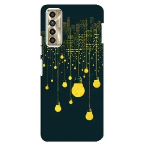 Силіконові Чохли Коханій людині для TECNO Camon 17P (CG7n) (Нічне місто)