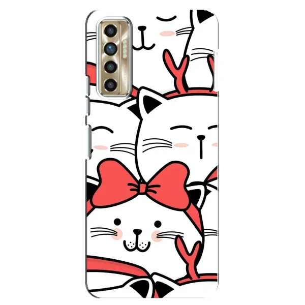 Чехол с рисунком «Новогодние котики» для TECNO Camon 17P (CG7n) Чехол с рисунком «Новогодние котики» для TECNO Camon 17P (CG7n)