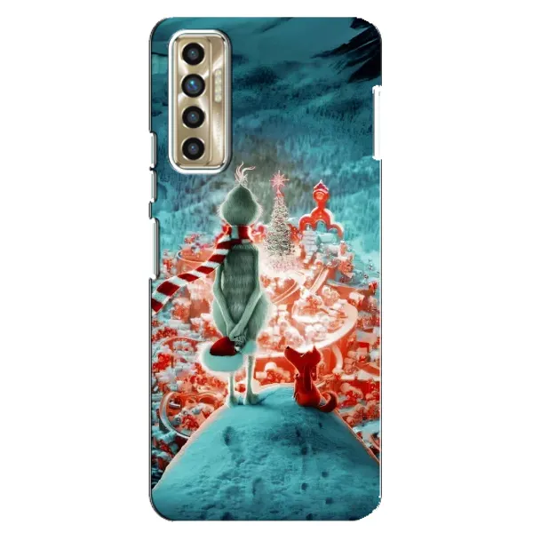 Чехол с рисунком «Новогодний Гринч» для TECNO Camon 17P (CG7n) Чехол с рисунком «Новогодний Гринч» для TECNO Camon 17P (CG7n)