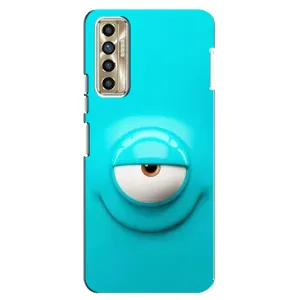 Силиконовые Чехлы (смешные стикеры) для TECNO Camon 17P (CG7n) (Одноглазик)
