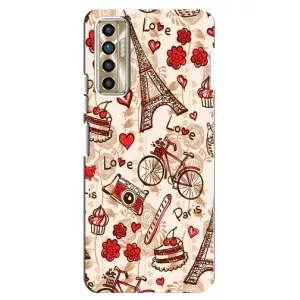 Чохол Ейфелева Вежа на TECNO Camon 17P (CG7n) (Париж мрія)