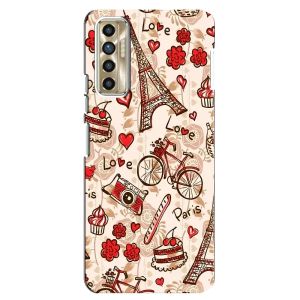 Чехол с рисунком «Париж мечта» для TECNO Camon 17P (CG7n) Чехол с рисунком «Париж мечта» для TECNO Camon 17P (CG7n)