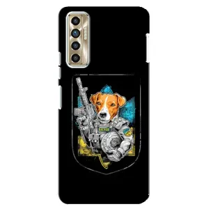 Чохол з принтом для TECNO Camon 17P (CG7n) (Патрон Воїн)