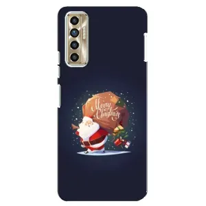 Чехол Санта Клаус для TECNO Camon 17P (CG7n) (Подарки от Санты)