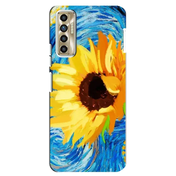 Чехол с рисунком «Подсолнух цветок» для TECNO Camon 17P (CG7n) Чехол с рисунком «Подсолнух цветок» для TECNO Camon 17P (CG7n)