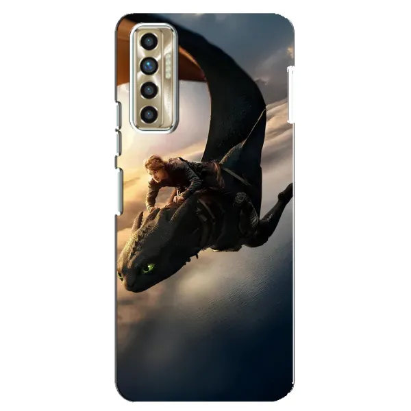 Чехол с рисунком «Полет Беззубика» для TECNO Camon 17P (CG7n) Чехол с рисунком «Полет Беззубика» для TECNO Camon 17P (CG7n)