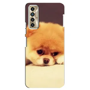 Чехол (ТПУ) Милые собачки для TECNO Camon 17P (CG7n) (Померанский шпиц)