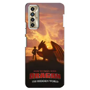 Чехол дракон Беззубик для TECNO Camon 17P (CG7n) (Постер Беззубика)