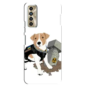 Чохол з принтом Песика Патрон для TECNO Camon 17P (CG7n) (Пес Патрон з ракетою)
