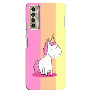 Чехол Unicorn на TECNO Camon 17P (CG7n) (Радужный Единорог)