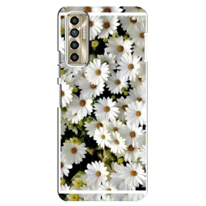 Чохол з ромашками на TECNO Camon 17P (CG7n) (Рамка в ромашках)