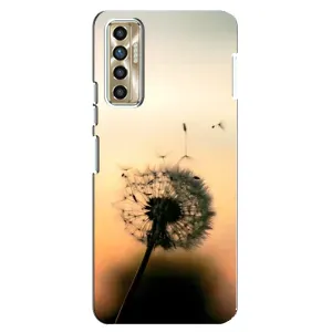 Силіконовий Чохол з кульбабками на TECNO Camon 17P (CG7n) (Роздмухана кульбабка)