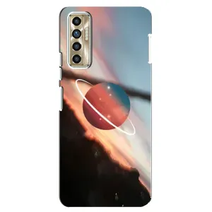 Чохол (ТПУ) з планетами на TECNO Camon 17P (CG7n) (Сатурн)