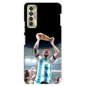 Чохли Лео Мессі Аргентина для TECNO Camon 17P (CG7n) (Щасливий Мессі)