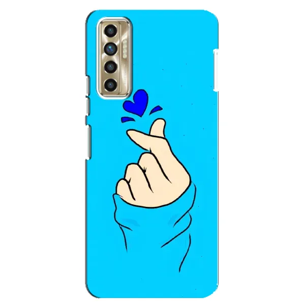 Чохол з малюнком «Сердечко на синоьому» для TECNO Camon 17P (CG7n) Чохол з малюнком «Сердечко на синоьому» для TECNO Camon 17P (CG7n)