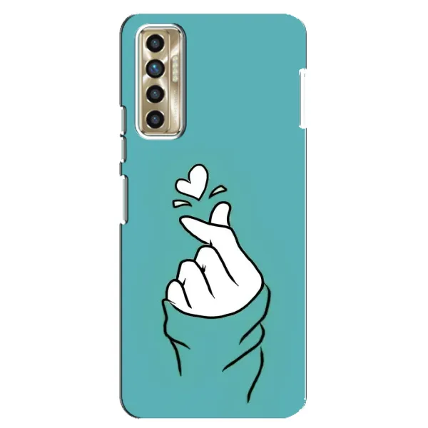 Чохол з малюнком «Сердечко на бірюзовому» для TECNO Camon 17P (CG7n) Чохол з малюнком «Сердечко на бірюзовому» для TECNO Camon 17P (CG7n)