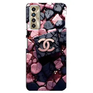 Чехол (Dior, Prada, YSL, Chanel) для TECNO Camon 17P (CG7n) (Шанель)