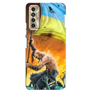 Чохол з картинкою (Патріотичний КОЗАК) на TECNO Camon 17P (CG7n) (Сильний КОЗАК)