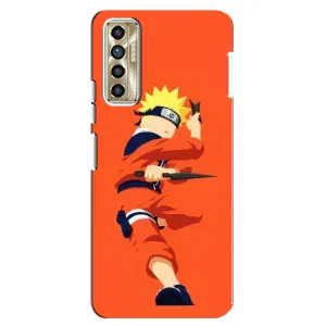 Чохли з принтом НАРУТО на TECNO Camon 17P (CG7n) (Силует Наруто)