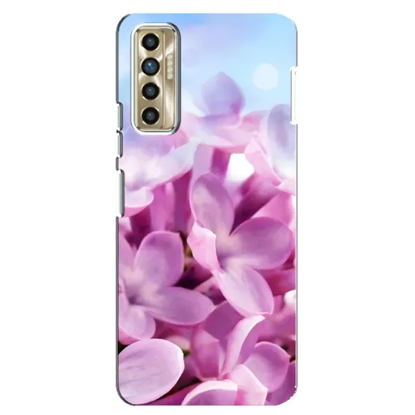 Чехол с рисунком «Сиреневые цветы» для TECNO Camon 17P (CG7n) Чехол с рисунком «Сиреневые цветы» для TECNO Camon 17P (CG7n)