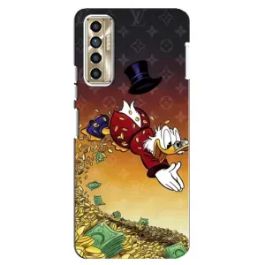Силиконовый чехол для TECNO Camon 17P (CG7n) (Скрудж Луи Виттон)