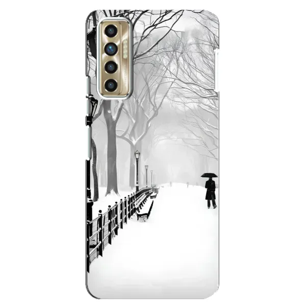 Чехол с рисунком «Снегом замело» для TECNO Camon 17P (CG7n) Чехол с рисунком «Снегом замело» для TECNO Camon 17P (CG7n)