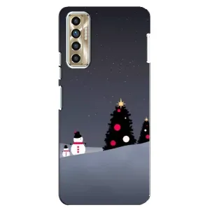 Чехлы на Новый Год TECNO Camon 17P (CG7n) (Снеговички)