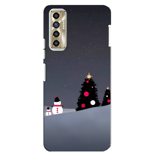 Чехол с рисунком «Снеговички» для TECNO Camon 17P (CG7n) Чехол с рисунком «Снеговички» для TECNO Camon 17P (CG7n)