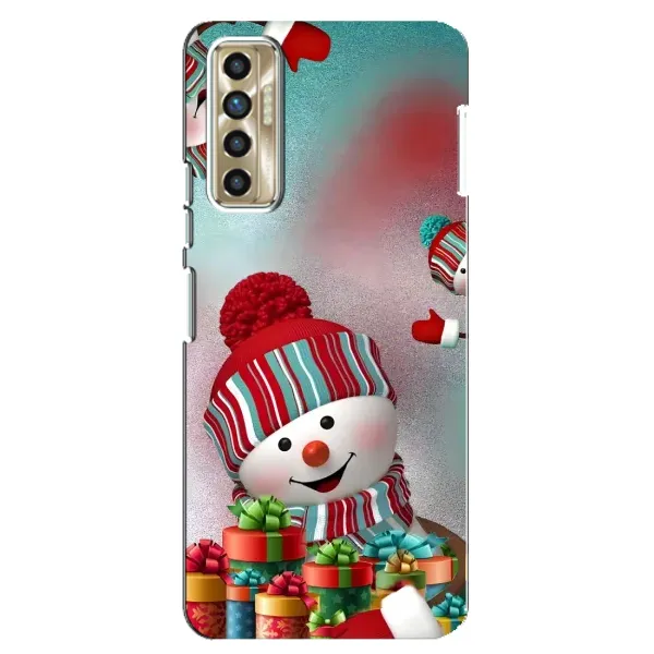 Чехол с рисунком «Снеговик в шапке» для TECNO Camon 17P (CG7n) Чехол с рисунком «Снеговик в шапке» для TECNO Camon 17P (CG7n)
