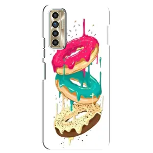 Чехол с изображением вкусной еды для TECNO Camon 17P (CG7n) (Сочные пончики)