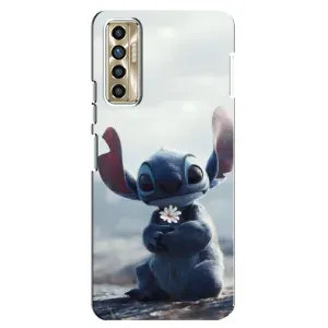 Чохол з малюнком Стіч для TECNO Camon 17P (CG7n) (Стіч з квіткою)