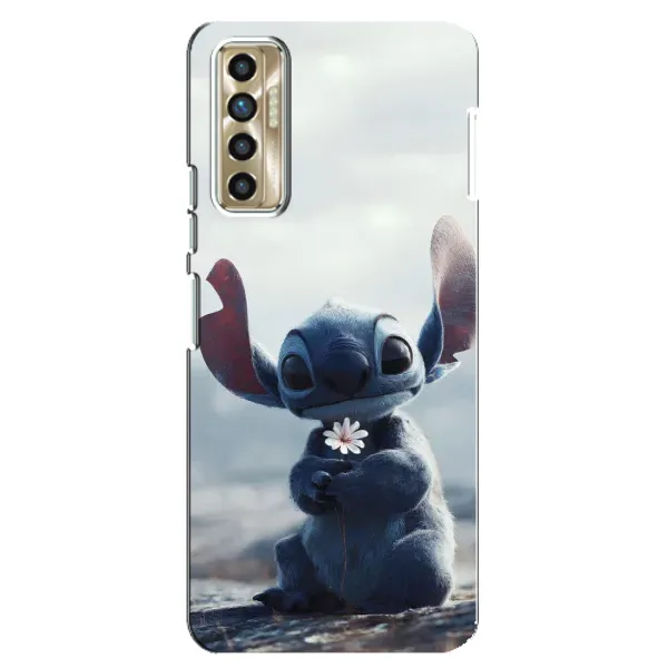 Чехол с рисунком «Стич с цветочком» для TECNO Camon 17P (CG7n) Чехол с рисунком «Стич с цветочком» для TECNO Camon 17P (CG7n)