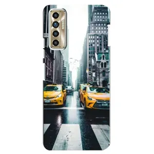 Силиконовый бампер (Работники) на TECNO Camon 17P (CG7n) (Такси)