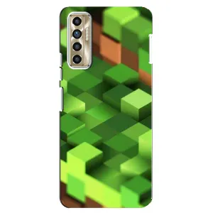 Чохли для TECNO Camon 17P (CG7n) (Персонажі МайнКрафт) (Текстура)