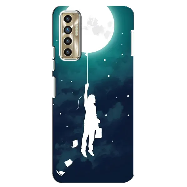 Чехол с рисунком «To The moon» для TECNO Camon 17P (CG7n) Чехол с рисунком «To The moon» для TECNO Camon 17P (CG7n)