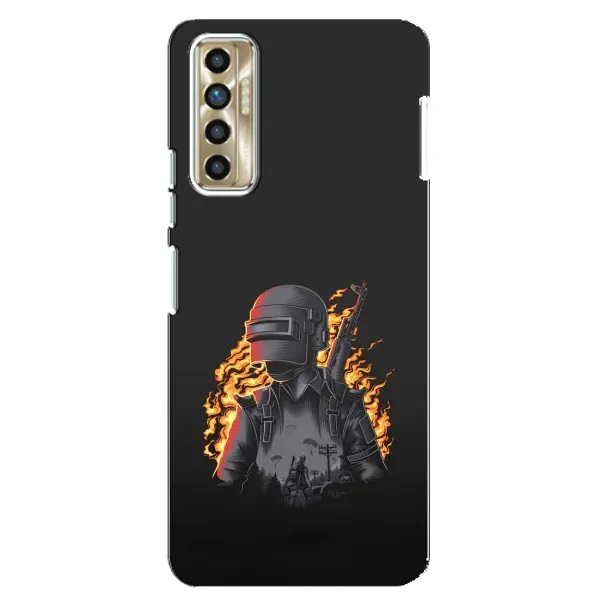 Чехол с рисунком «В огне» для TECNO Camon 17P (CG7n) Чехол с рисунком «В огне» для TECNO Camon 17P (CG7n)