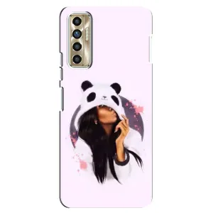 Чехол Стильные девушки на TECNO Camon 17P (CG7n) (В пижаме)