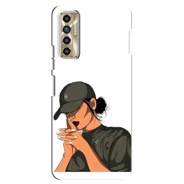 Чехол с рисунком «В зеленом» для TECNO Camon 17P (CG7n) Чехол с рисунком «В зеленом» для TECNO Camon 17P (CG7n)