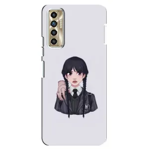 Чехлы с принтом Уэнсдей на TECNO Camon 17P (CG7n) (Вещь Венсдей)