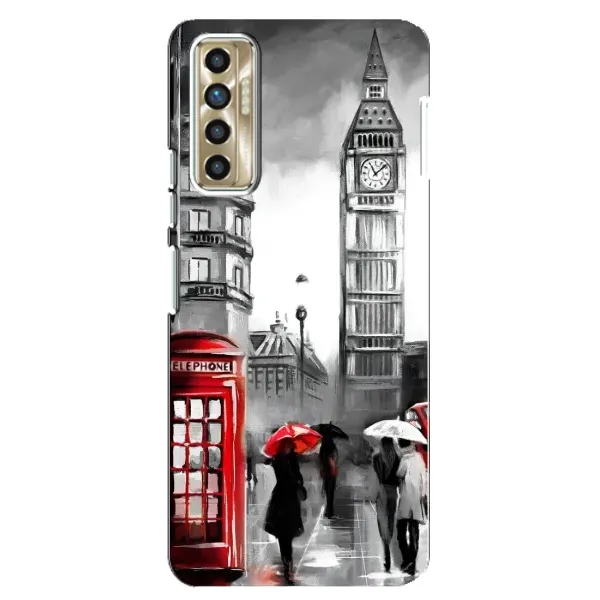 Чехол с рисунком «Вид на Биг Бен» для TECNO Camon 17P (CG7n) Чехол с рисунком «Вид на Биг Бен» для TECNO Camon 17P (CG7n)