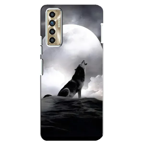 Чехол с рисунком «Волк и луна» для TECNO Camon 17P (CG7n) Чехол с рисунком «Волк и луна» для TECNO Camon 17P (CG7n)