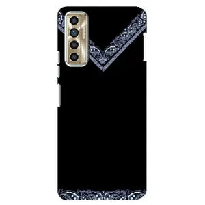 Силіконовый Чохол на TECNO Camon 17P (CG7n) (Комірець вишиванки)