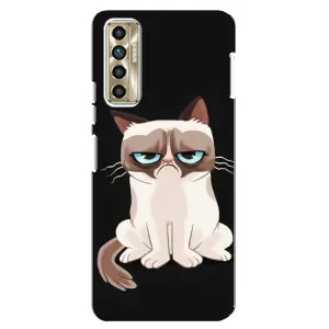 Чехол на тематику: Коты для TECNO Camon 17P (CG7n) (Взгляд кота)