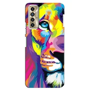 Чохол з картинкою на TECNO Camon 17P (CG7n) (Яскравий Лев)