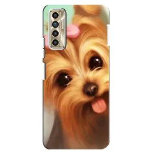 Чехол (ТПУ) Милые собачки для TECNO Camon 17P (CG7n) (Йоршенский терьер)