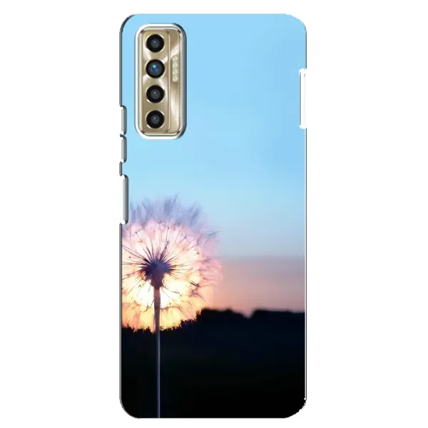 Чехол с рисунком «Закат с одуванчиком» для TECNO Camon 17P (CG7n)