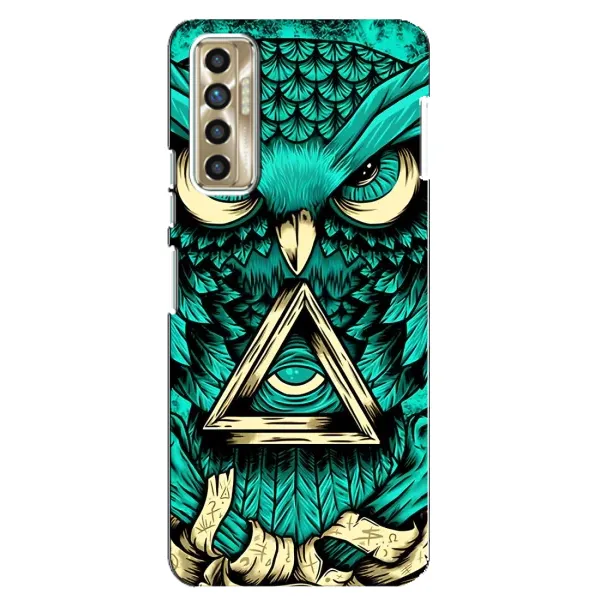 Чехол с рисунком «Зеленая сова» для TECNO Camon 17P (CG7n) Чехол с рисунком «Зеленая сова» для TECNO Camon 17P (CG7n)