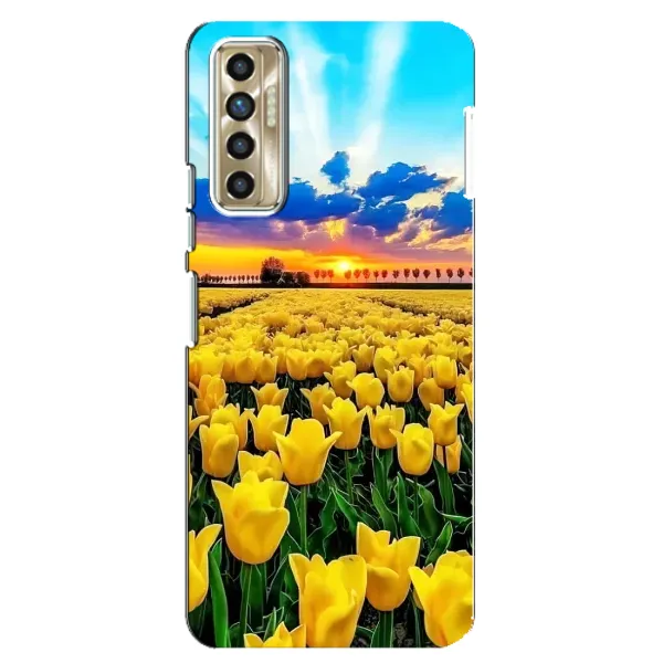 Чехол с рисунком «Желтые тюльпаны» для TECNO Camon 17P (CG7n) Чехол с рисунком «Желтые тюльпаны» для TECNO Camon 17P (CG7n)