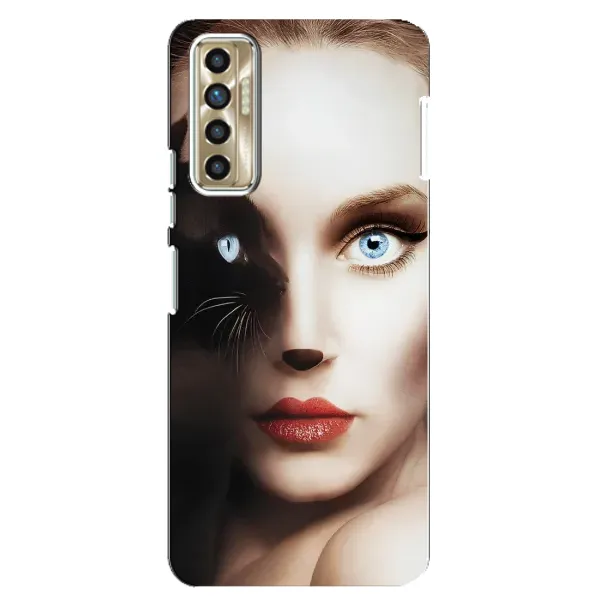 Чехол с рисунком «Женщина кошка» для TECNO Camon 17P (CG7n) Чехол с рисунком «Женщина кошка» для TECNO Camon 17P (CG7n)